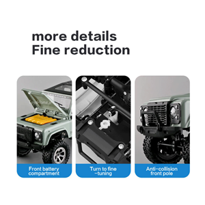  ماشین کنترلی شارژی جیپ دوربین دار Fortuner 2.4G -اسباب بازی